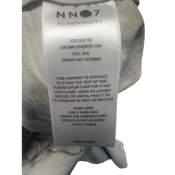 NN07 Crown Shorts Mens Size 32 1005 Beige Cotton Blend Casual Mid-Length RESORT - Picture 4 of 4